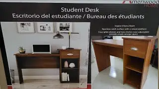 ASSEMBLING DESK FROM WALMART