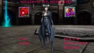 Blade & Soul NEO Warlock shadow rotation with pvp rmb