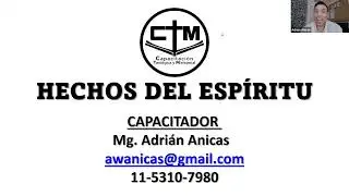 MASTERCLASS - HECHOS DEL ESPIRITU 15/3/2024