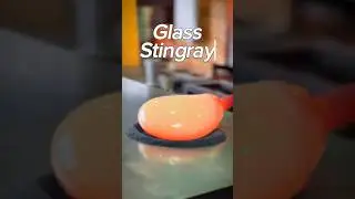Custom Glass Stingray Award Sculpture