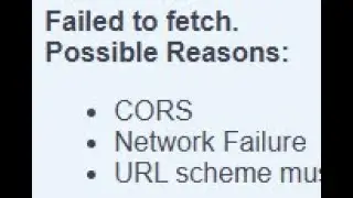swagger  Failed to fetch. Possible Reasons: CORS Network Failure URL scheme must be 