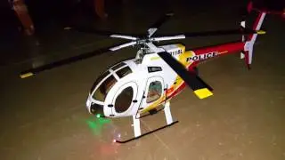Rc an giang- scale Flybarless Metal Main Rotor Head & 5 Blades Helicopter MD500 ( tarot 450 pro )