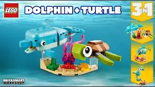 31128 Dolphin + Turtle Speed Builds + Review