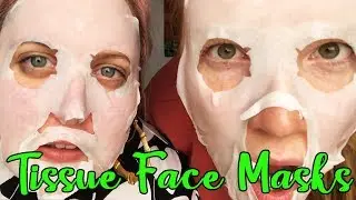 GARNIER TISSUE MASK REVIEW (SO FUNNY)
