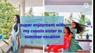 I am enjoying with my cute cousin sister 😁😁✨✨#spjaishwarya#