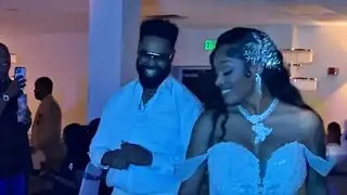 Church wedding, Lit reception 😂💍+GRWM