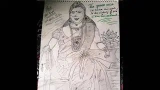 Royal grace😊😊😊😊                      #royal #queen #bharat #india #art