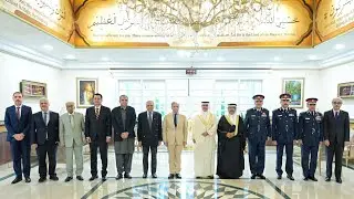 PM Shehbaz Sharif meets with Bahrain&rsquo;s Interior Minister General Rashid bin Abdullah Al Khalifa
