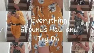 Large Everything 5 Pounds Haul and Try On | &pound;1.99 Sale| Affordable Fashion