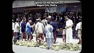 Igorots at the market Baguio City 1960's