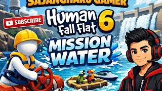 Human fall flat funny 🤣 game mission Water impossible subscribe now 