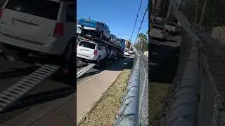 Quick Timelapse video of loading 5 cars onto the car hauler. Enjoy!