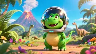 Dino Dexter and the Jelly Rocket | Space Adventure Rhyme for Kids | Nursery Rhymes for Children