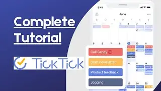 How To Use TickTick App |  My Favourite Productivity App