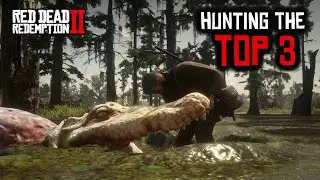HUNTING THE TOP 3 LEGENDARY ANIMALS IN RDR2🎯