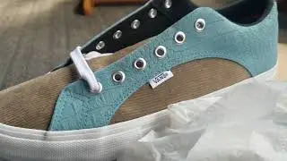 SUPREME/VANS COLLAB SS18 Crocodile and Corduroy Light blue