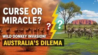 Australia's Wild Donkey Dilemma: Curse or Miracle?#WildDonkeys  #Australia  #NatureCrisis
