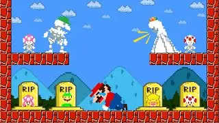 Mario R.I.P All Team Skeleton... Please Wake Up | Game Animation