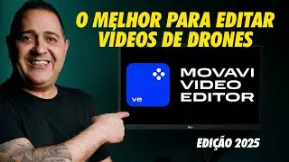 O SEGREDO para editar vídeos de DRONE como um PROFISSIONAL: Movavi Video Editor 2025