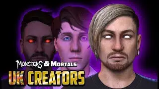 PLAYING AS MY FAVORITE YOUTUBERS!!!! || Monsters and Mortals: UK Creators DLC