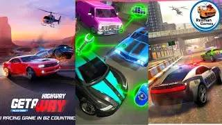 Exciting toy car chase Highway Getaway: Police Chase Gameplay - ResMan Games