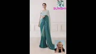 Bollywood Hot Designer Double Shade Sequence Saree Blouse SUMSHY Online Sale