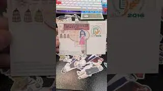 Mailart 🌸 #music #video #shorts #postcrossing #mailart #postcard #посткроссинг #открытка #decoration
