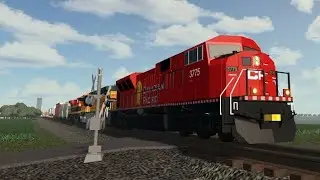 Canadian Pacific SD9043MAC Leads Manifest Nice K5HL Train Roblox 