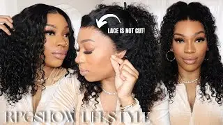 BEGINNER FRIENDLY✨ Super Realistic Curly Lace Front Wig Installation| RPGSHOW LIFESTYLE