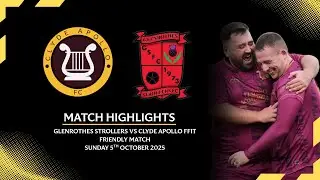 HIGHLIGHTS | Glenrothes Strollers vs Clyde Apollo FFIT - Sunday 5th October 2025