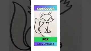 How to draw a fox easy step by step!