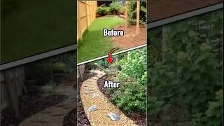 Full DIY side yard transformation reveal 💥 &mdash; before and after