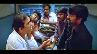 Ravi Teja Brahmanandam's amazing comedy with Antakshari in the train South Blockbuster Hindi Dubb...