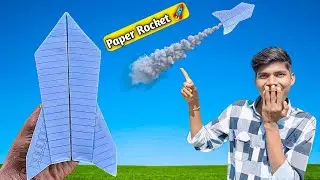 FLIES OVER 100 FEET! &mdash; How to Make a Jet Paper Airplane | Paper Plane | Paper Rocket