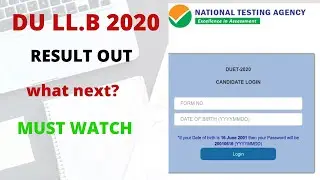 DU LL.B 2020 RESULT OUT || WHAT NEXT?||BOOSTUPLAW||HOW TO SEE SCORE||DU ADMISSION 2020||