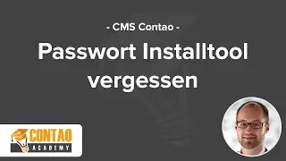 Contao Installtool forgot password