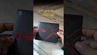 ANQ prepaid card unboxing ✅ #anqcard #prepaidcard #unboxing