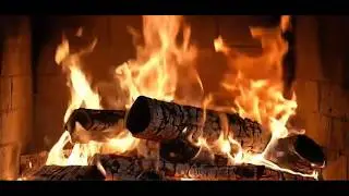 Crackling Fireplace Sounds for Sleep & Relaxation | Burning Wood🔥| Calmverse