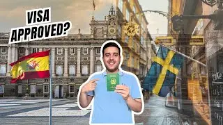 Spain Ka VISA lag gaya | Spanish Tourist Visa Journey | Train Trip to Stockholm from Gothenburg
