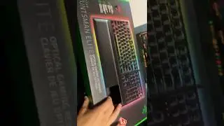 ASMR : Razer huntsman elite ( sound,Razer synapse ,clicking, lighting,) #asmr #shorts #relaxing