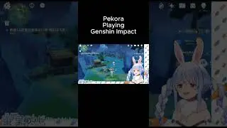 pekora playing genshin impact #Sora2 #pekora #ai #hololive