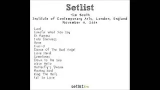 Tim Booth and the Individuals Live @ Institute of Contemporary Arts, London, 2004-11-11 [Audio only]