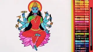 How to Draw Varahi Amman Step By Step | Painting Of Varahi Amman | Drawing Of Mariamman | DrawingArt