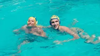 'Mueve la patata' #1: Santiago Barba entrena al waterpolo con Lydia Valentín