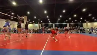 Erin Hunt #12 with the block