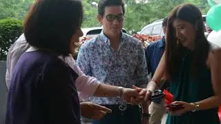 Tom N Toms Coffee Manila Ribbon Cutting with Mr. Richard Yap - Kain Tayo