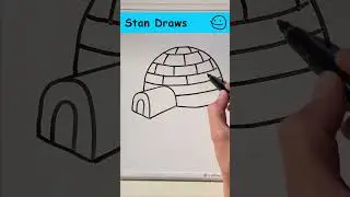 How to Draw an Igloo!