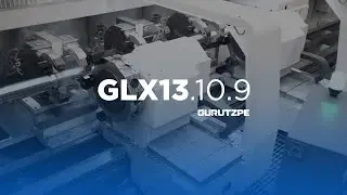 GLX13.10.9 - Two carriages and CNC twin steadies GURUTZPE lathe