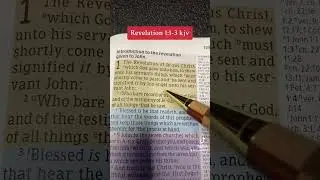 Revelation 1:1-3 kjv #love #god #jesus #prayer #bibleverse #power #hope #gospel #christian #message