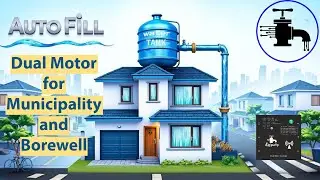 Two-Motor Setup: Municipal + Borewell Water Supply to Overhead Tank | DigiPump Use Case #6